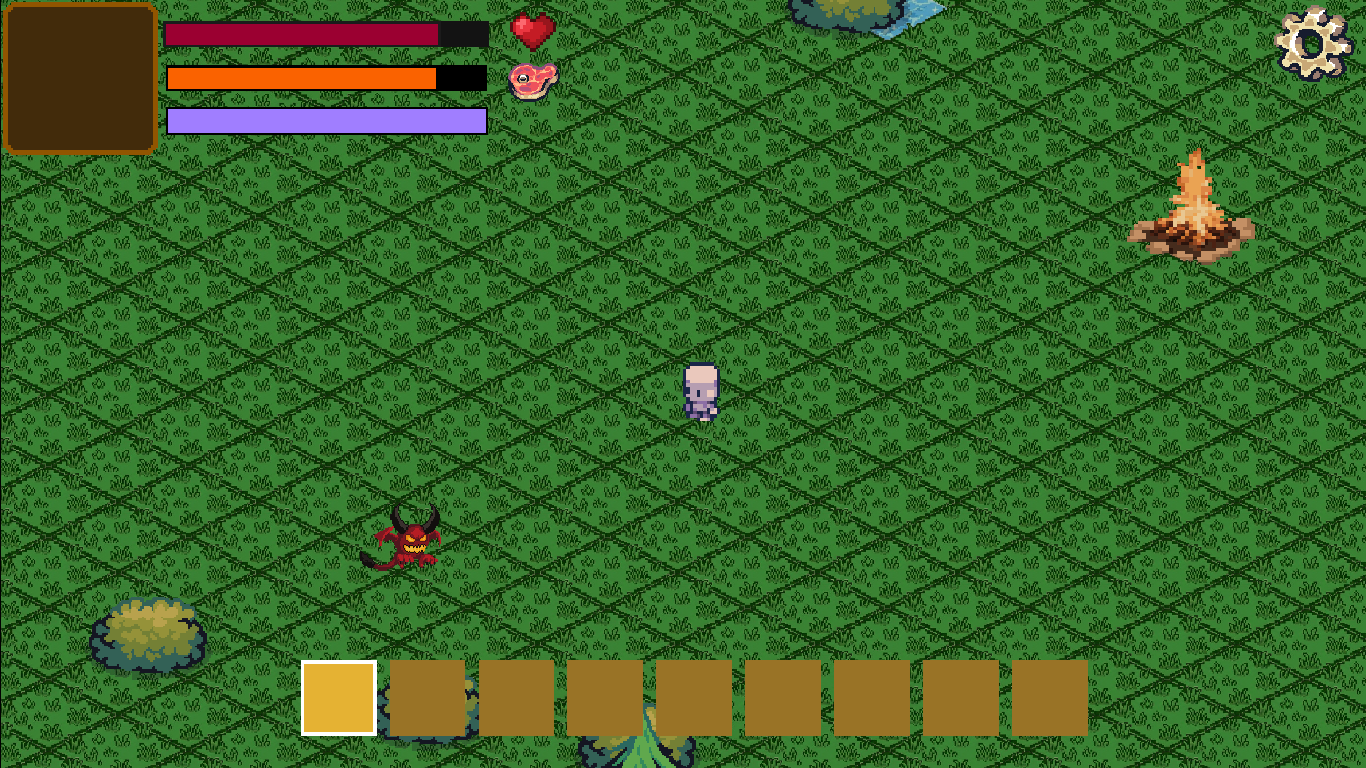 Tampilan melawan demon atau iblis di game createyourstory(varoverse)